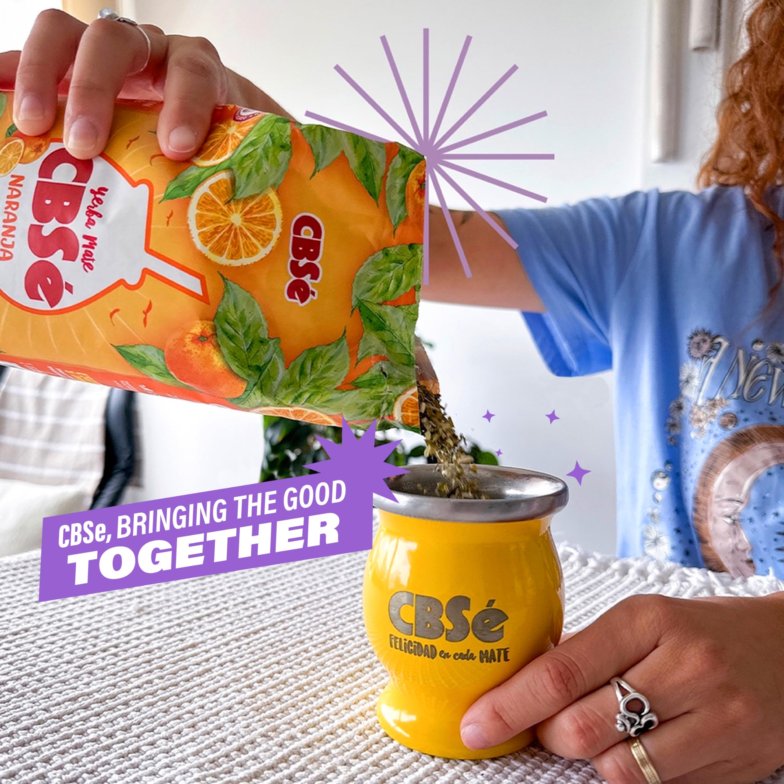CBSé Yerba Mate Orange two-pack packaging highlights value for households.