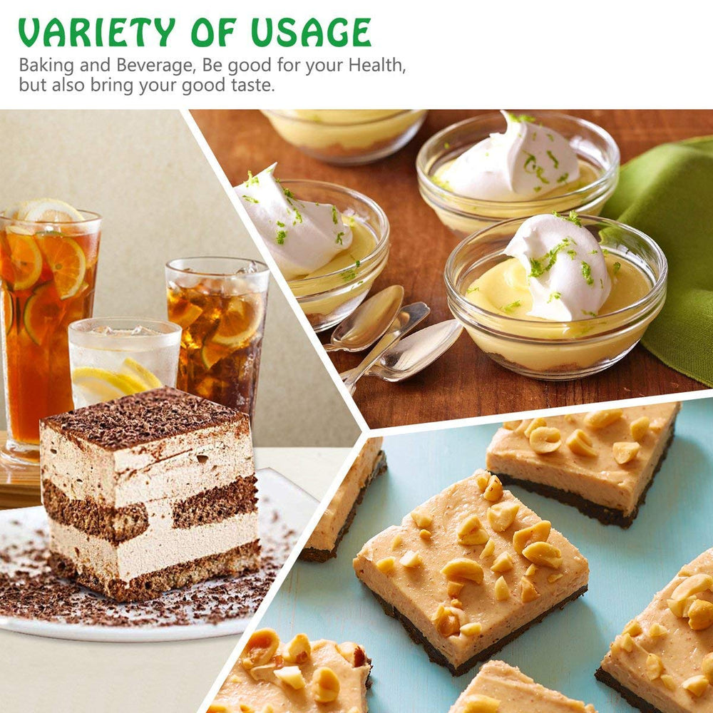 CCnature Stevia powder dispense facilitates quick, clean flow into drinks.