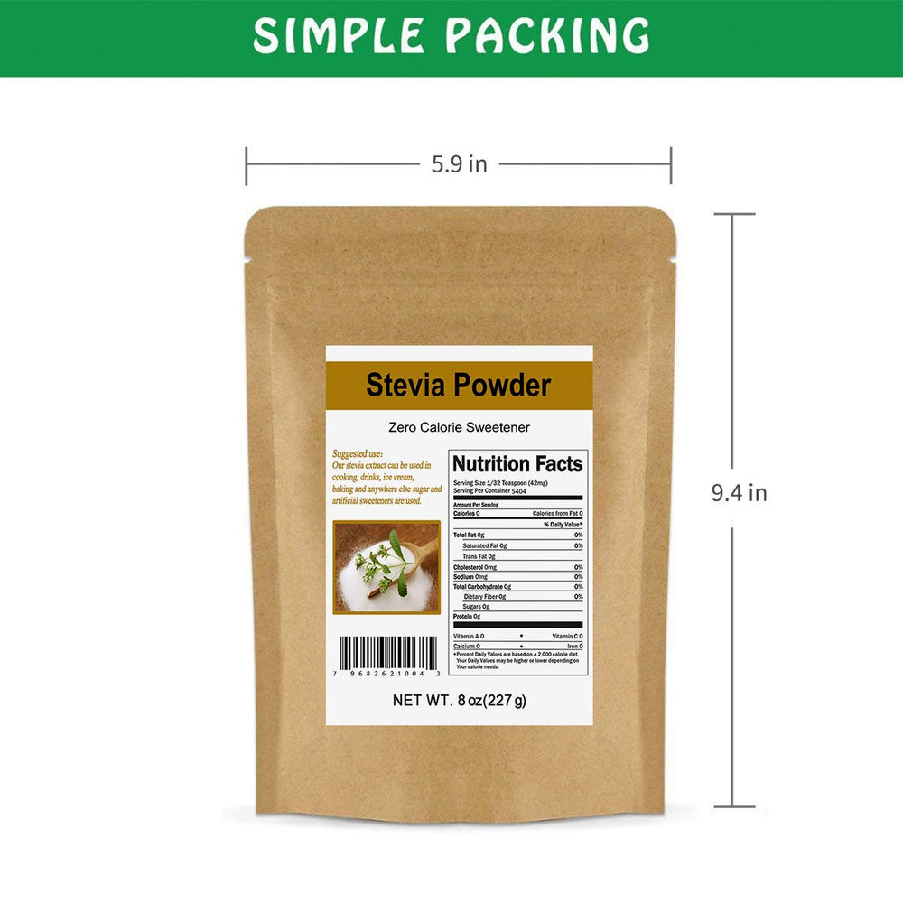 CCnature Stevia powder scoop enables easy, mess-free measurement for consistent sweetness.