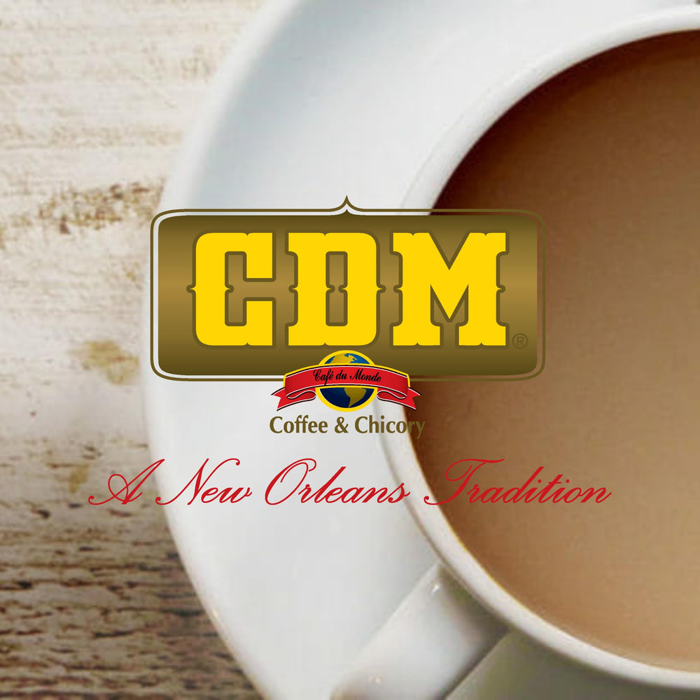 CDM chicory coffee in a warm mug evokes homey comfort.