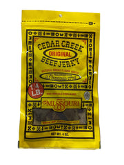 Cedar Creek preservative free jerky gluten free and paleo friendly