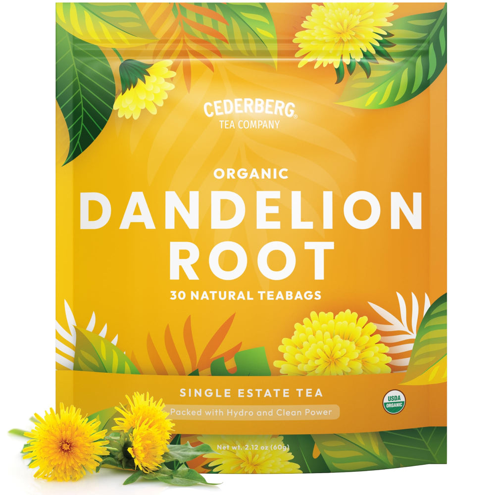 Cederberg Dandelion Root Tea bags ready for a soothing caffeine-free brew