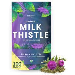 Cederberg Organic Milk Thistle Tea – 100 bags in an eco-friendly pouch.