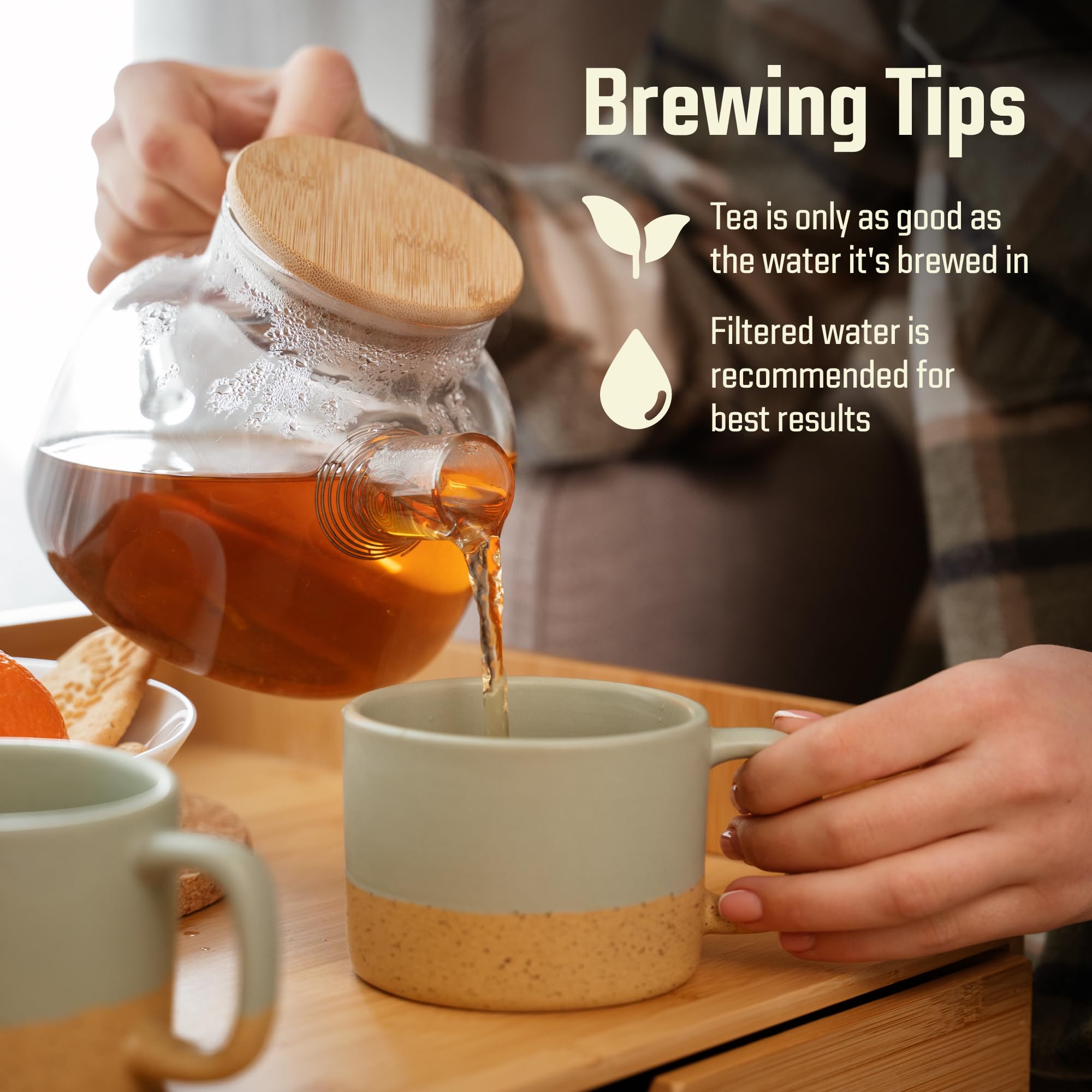 Cederberg tea bag biodegradable filter paper indicates eco-friendly packaging.