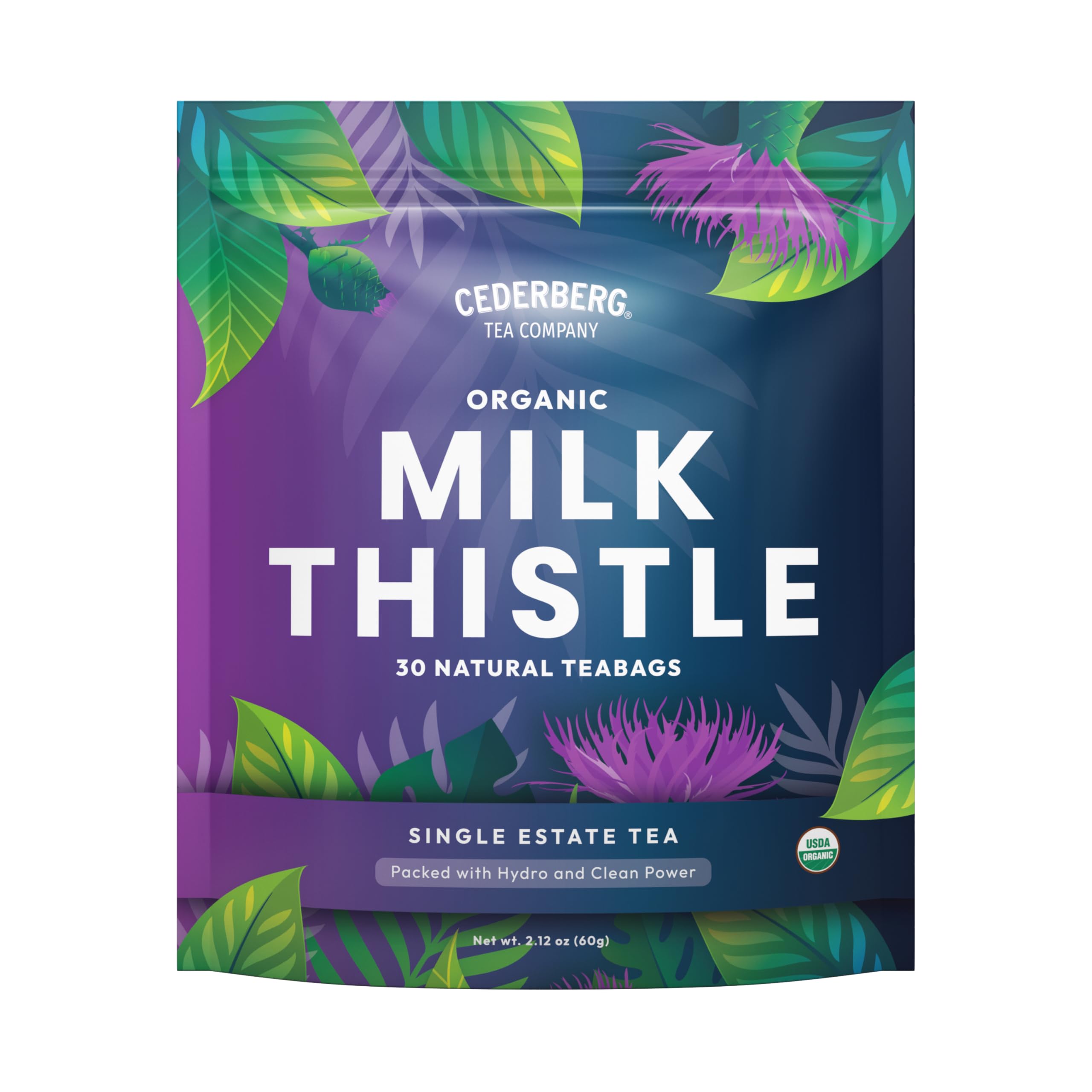 Cederberg hot or iced Milk Thistle offers versatile refreshing options.