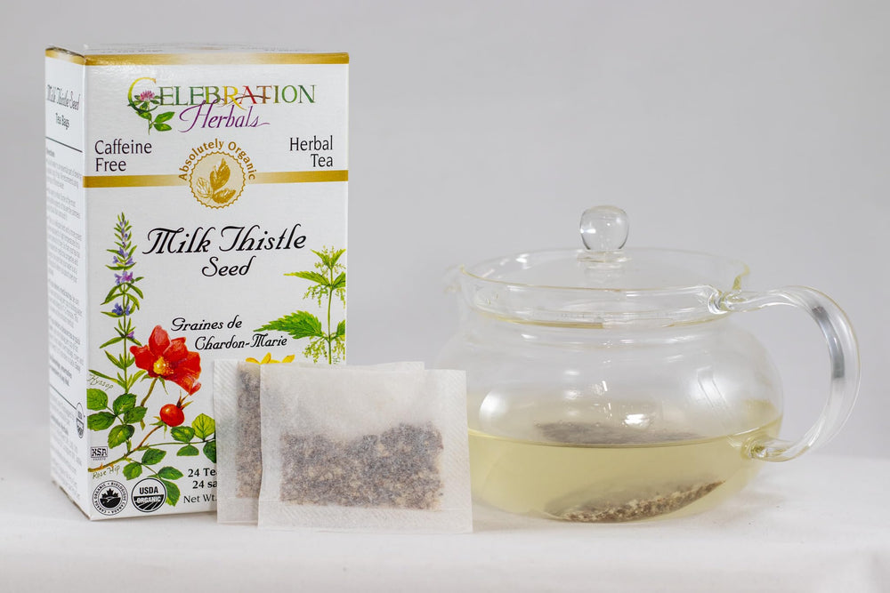 Celebration Herbals dried milk thistle seeds for fresh loose-leaf blends