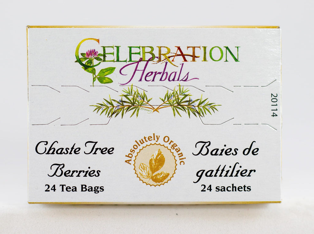 Eco-friendly packaging for Celebration Herbals organic tea
