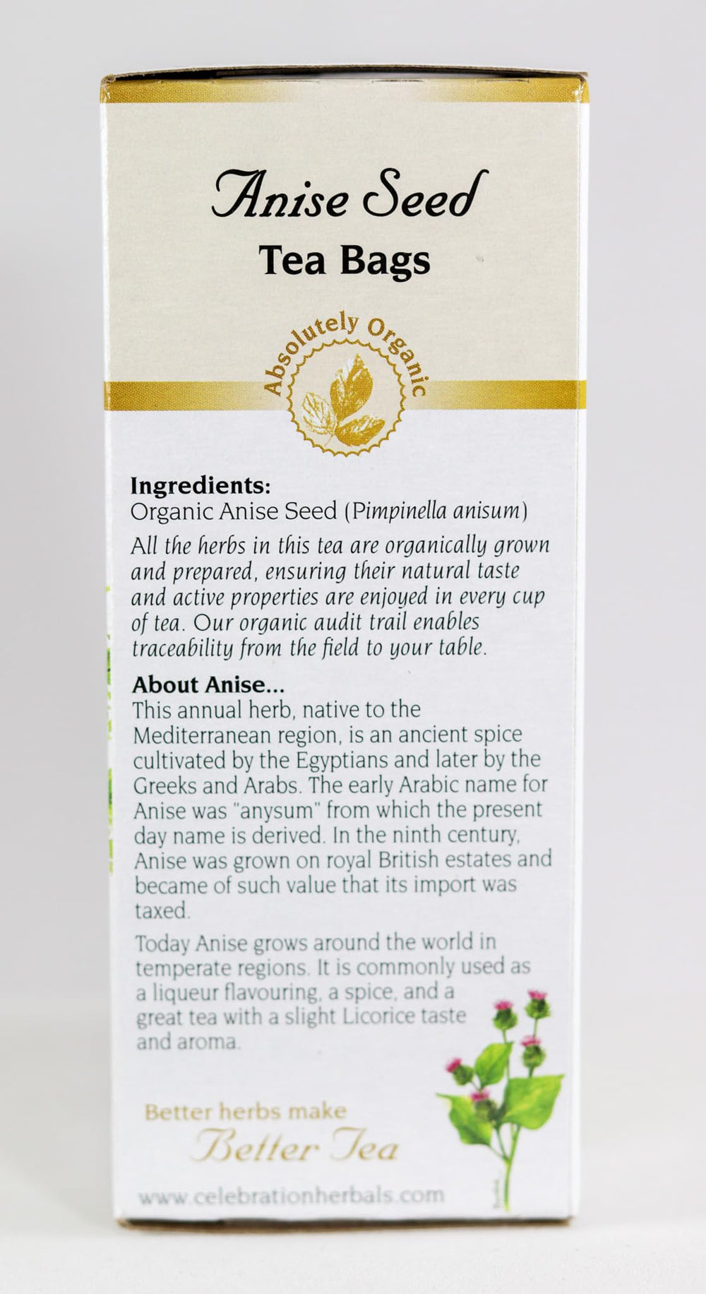 Celebration Herbals recyclable tea box open reveals fresh packaging.