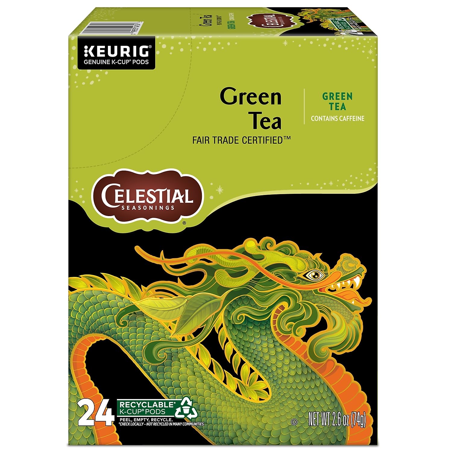 Celestial Seasonings Bai Mu Dan blend highlights delicate white tea in K-Cup.