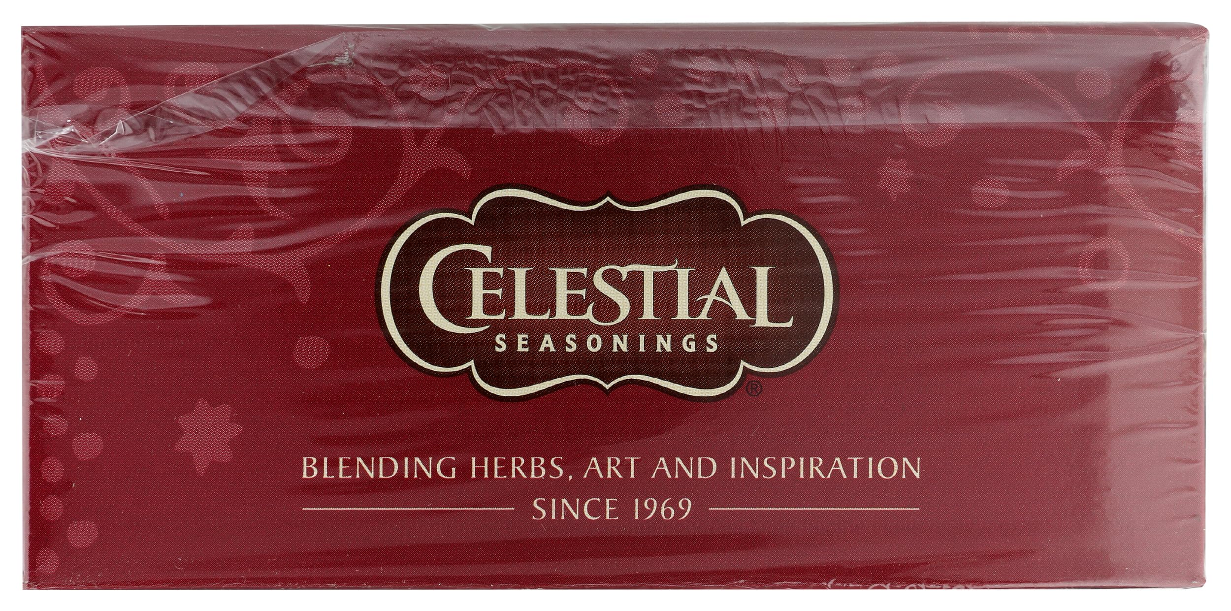 Hot or iced serving of Celestial Seasonings Black Cherry Berry tea.