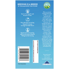 Celestial Seasonings brew in cold water in about five minutes for convenience