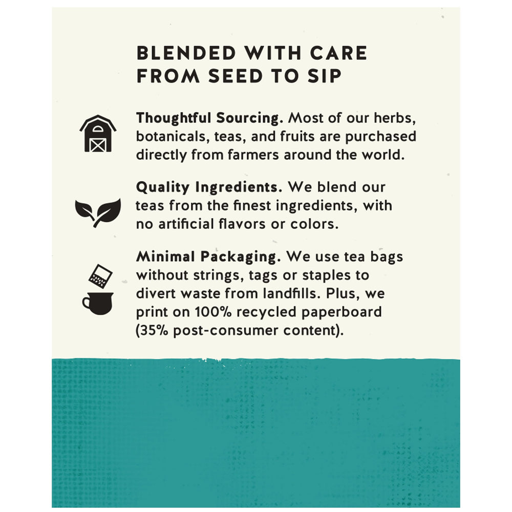 Celestial Seasonings caffeine-free herbal tea suitable for evening relaxation.