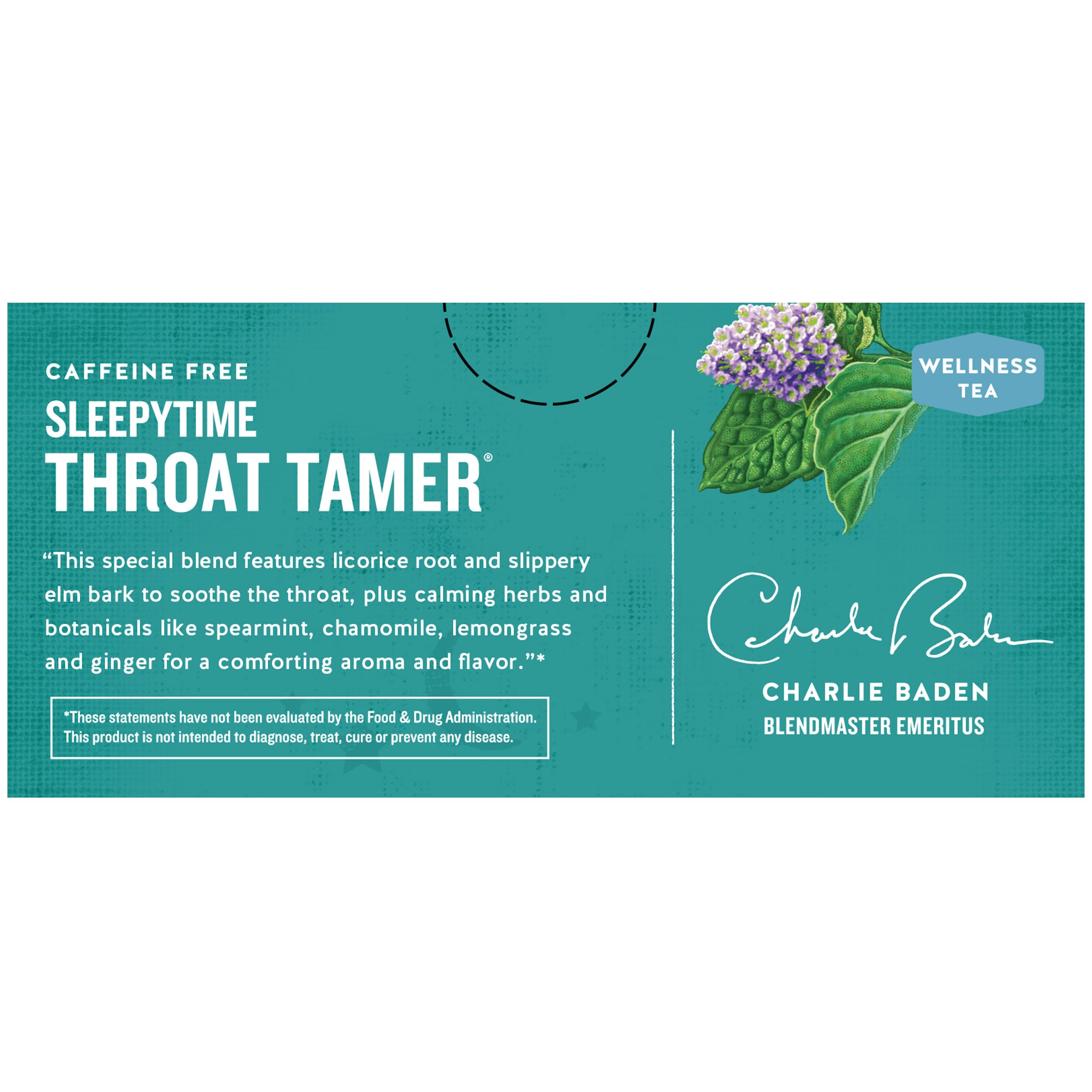 Celestial Seasonings chamomile mint infusion delivers a gentle, refreshing aroma.