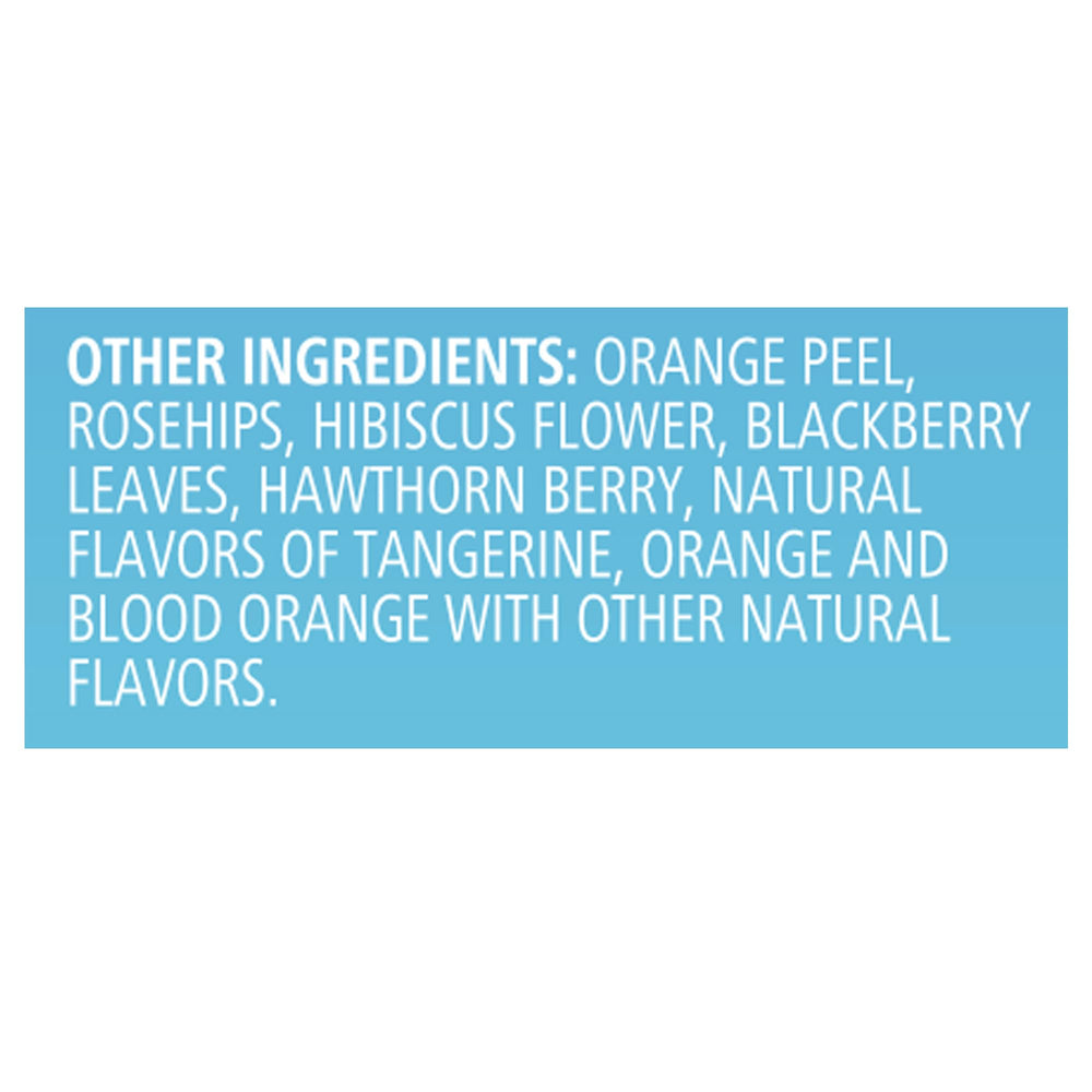 Celestial Seasonings Citrus Sunrise brew glass highlights quick cold brew in minutes.