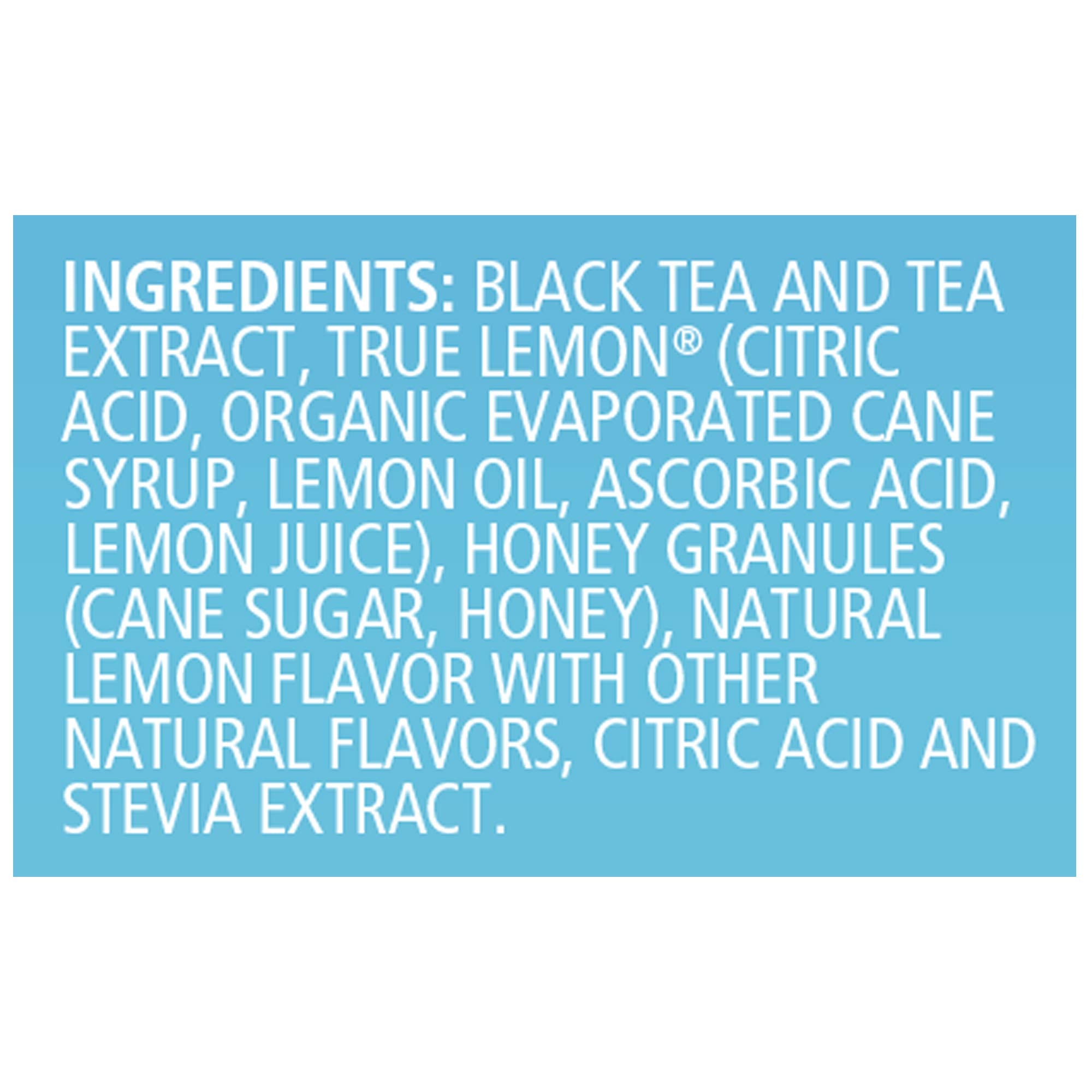 Celestial Seasonings cold brew in 5 minutes delivers bold lemon flavor.