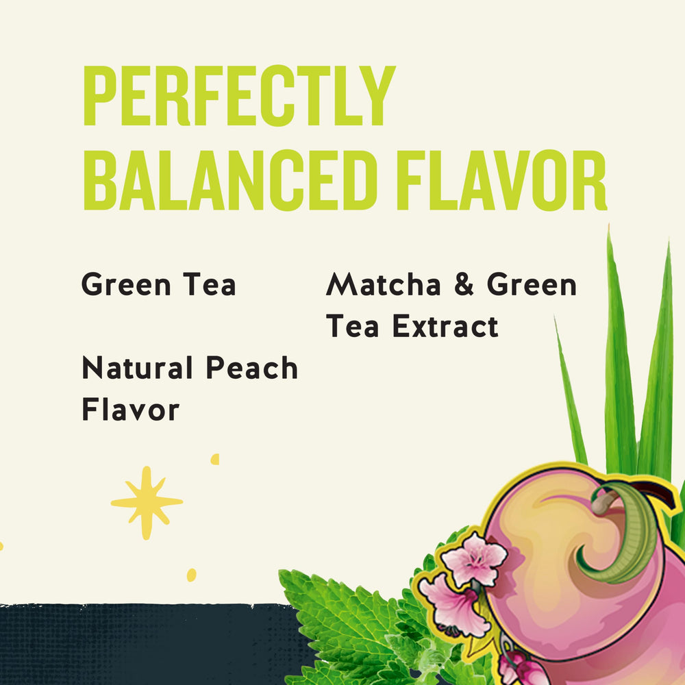 Brewing Celestial Seasonings Energy Green Tea yields a refreshing peach fragrance.
