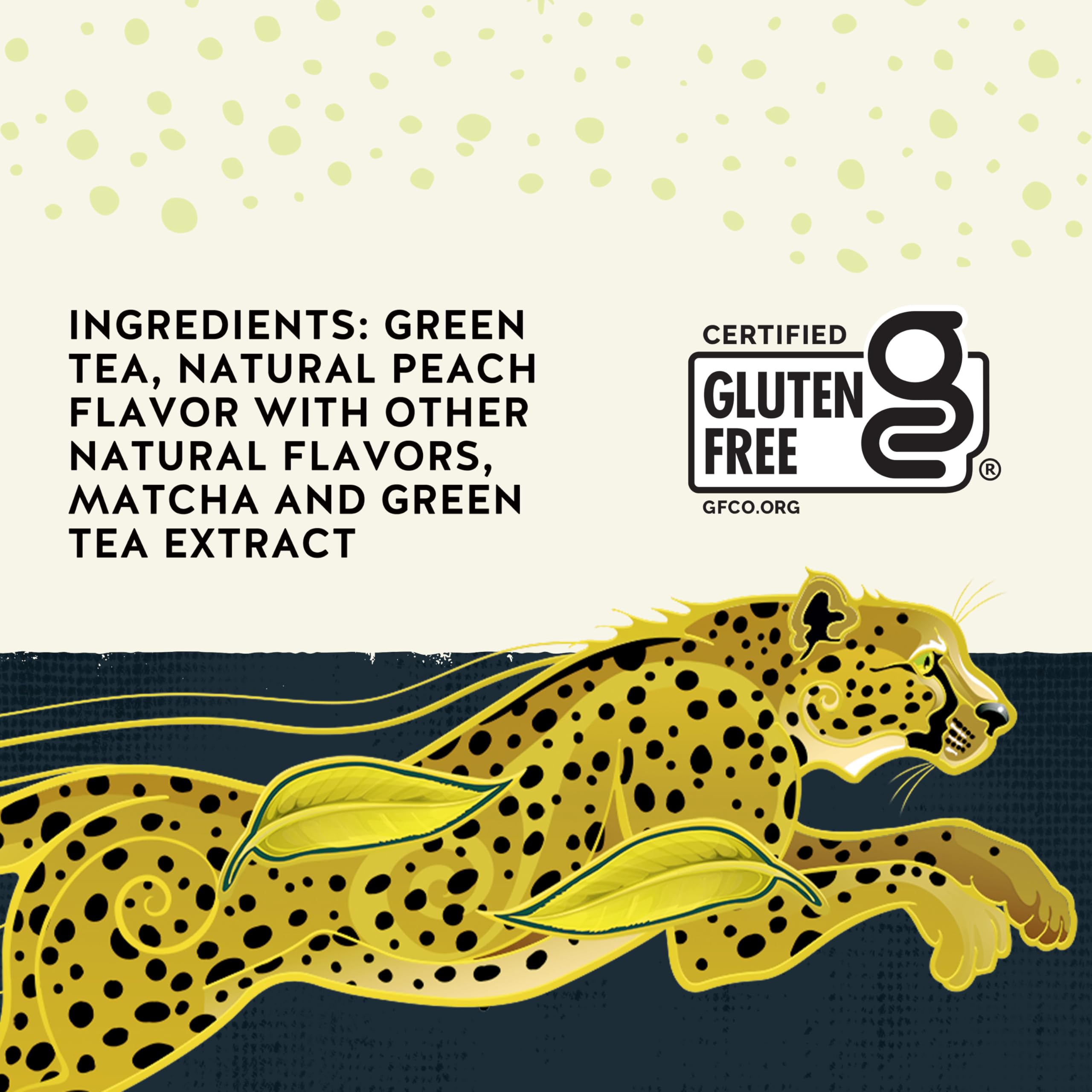 Direct-from-farm sourcing highlights Celestial Seasonings Energy Green Tea ingredients.