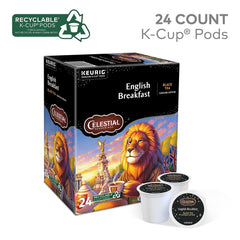 K-Cup pod from Celestial Seasonings English Breakfast offers quick, consistent brews