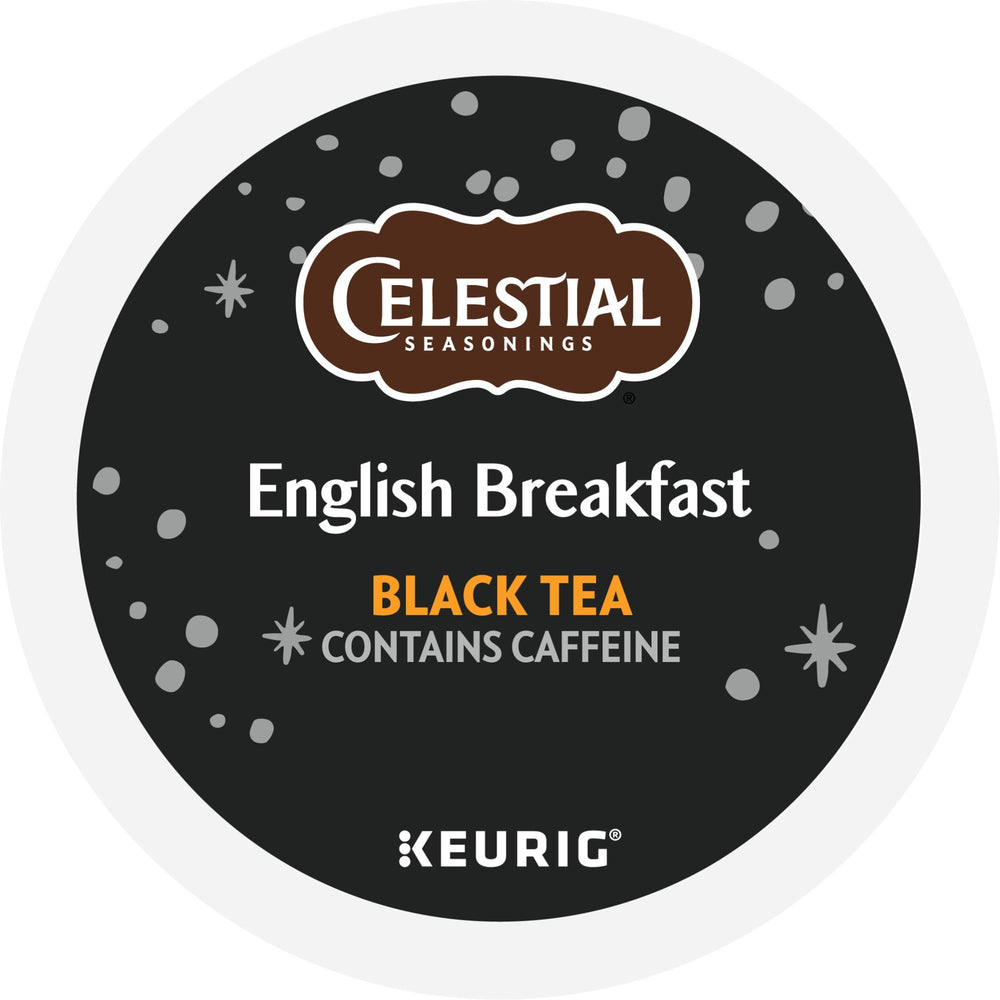 Morning routine with Celestial Seasonings English Breakfast tea before work