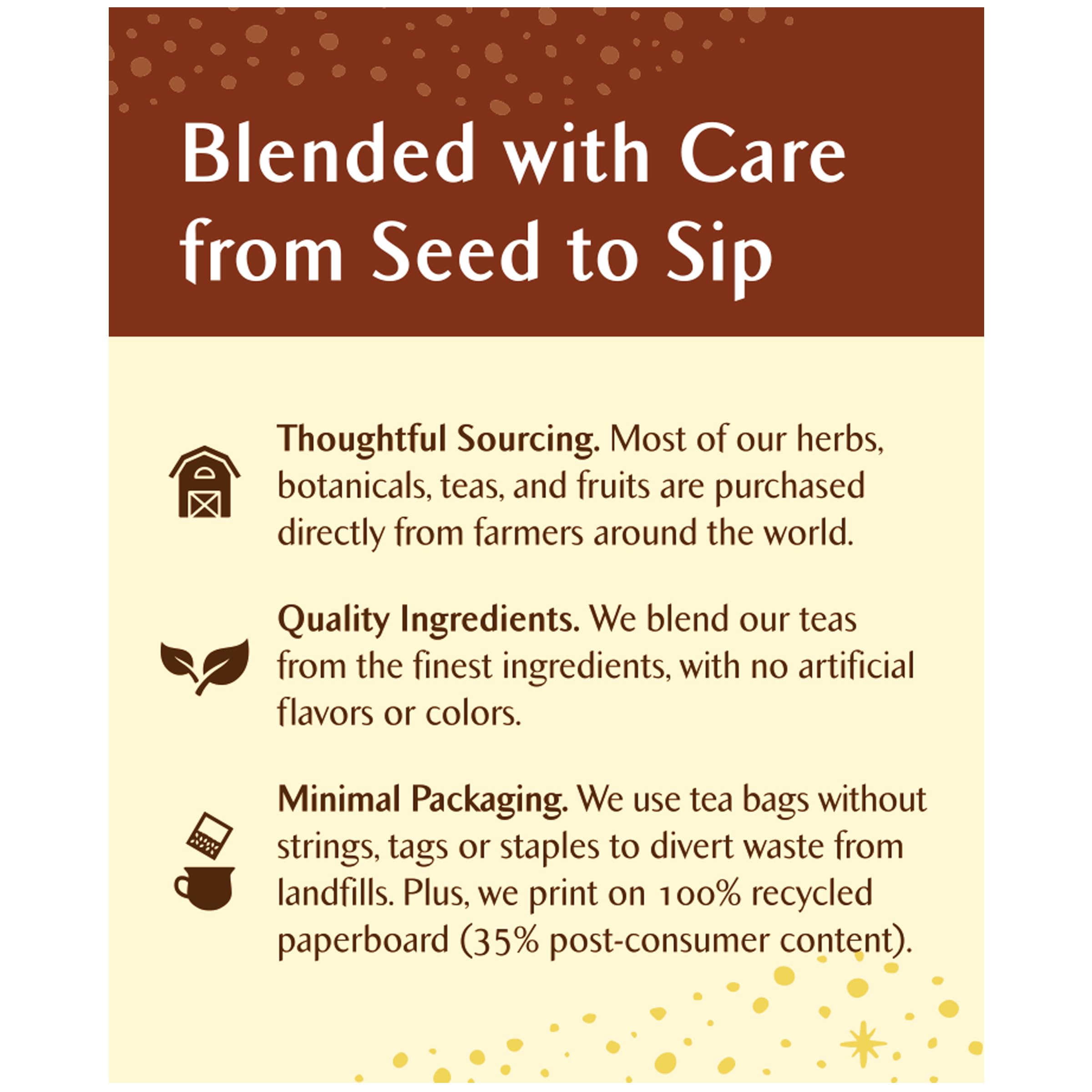 Celestial Seasonings Fireside Vanilla Spice steeping in a cup yields comforting aroma.