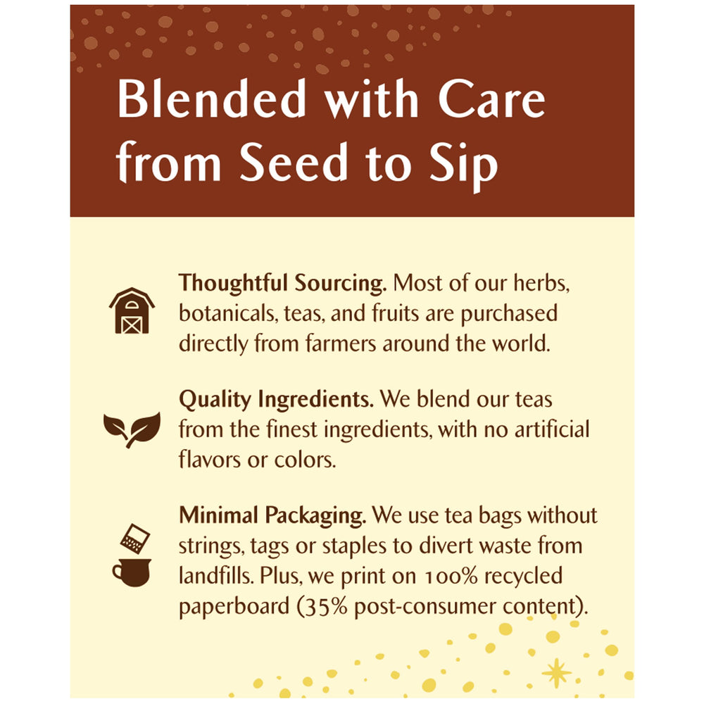 Celestial Seasonings Fireside Vanilla Spice steeping in a cup yields comforting aroma.