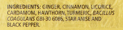 Steaming cup of Celestial Seasonings Ginger & Probiotics Tea for warm comfort