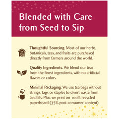 Close-up of Celestial Seasonings decaf tea bags for quick brewing.