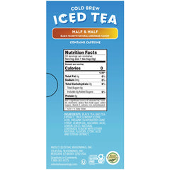Celestial Seasonings Half & Half tea packs delivering lemonade-inspired notes in every cup