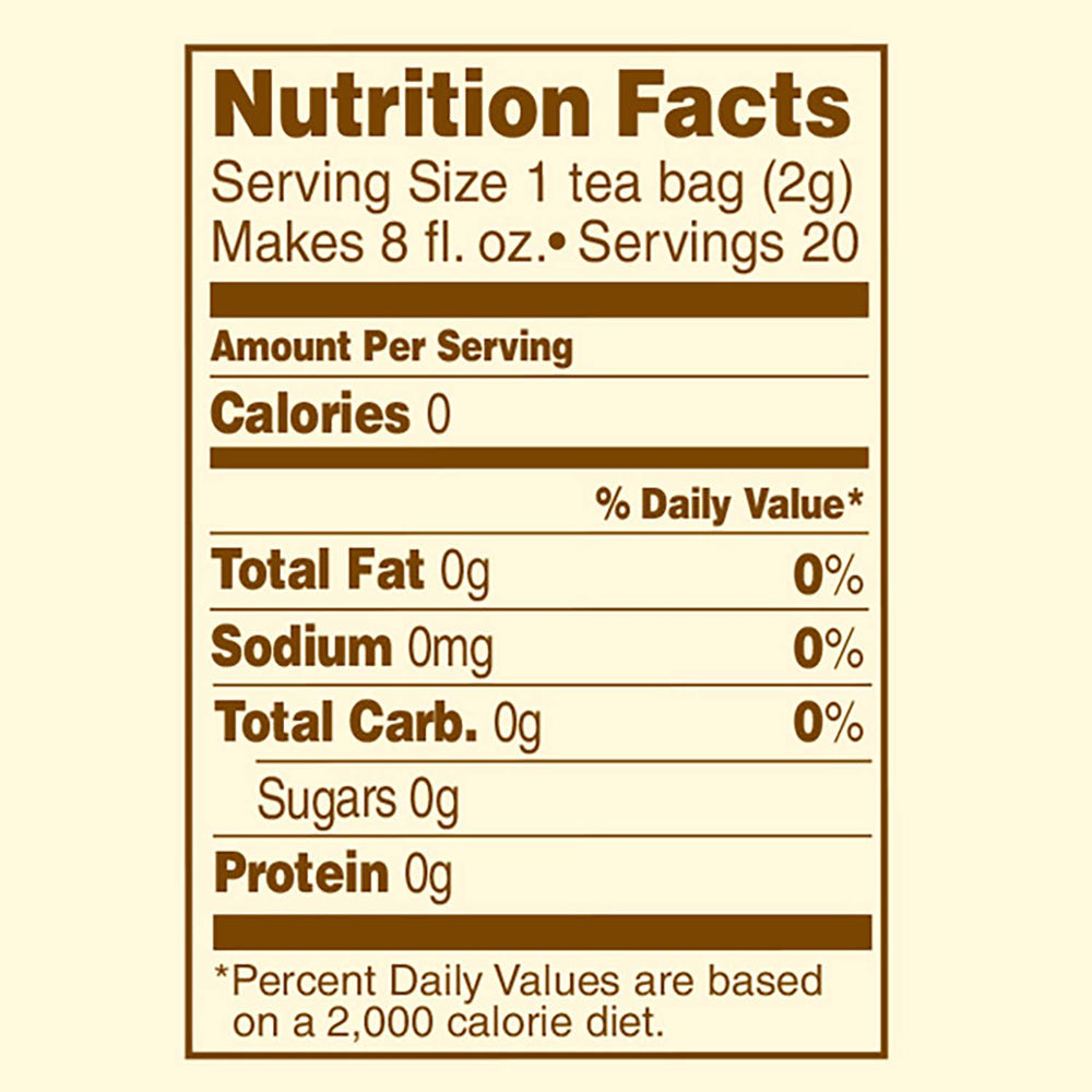 Celestial Seasonings hibiscus tea bags with tart, refreshing flavor.