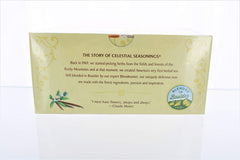 Brewing Celestial Seasonings Honey Vanilla Chamomile Tea releases a warm aroma.