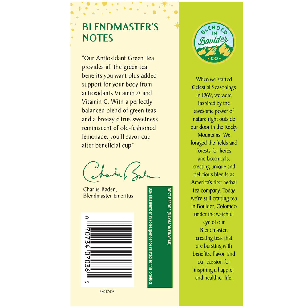 Celestial Seasonings Immune Support Green Tea brewed and served iced with citrus.