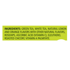 Celestial Seasonings Immune Support Green Tea tea bags ready to steep hot or iced.