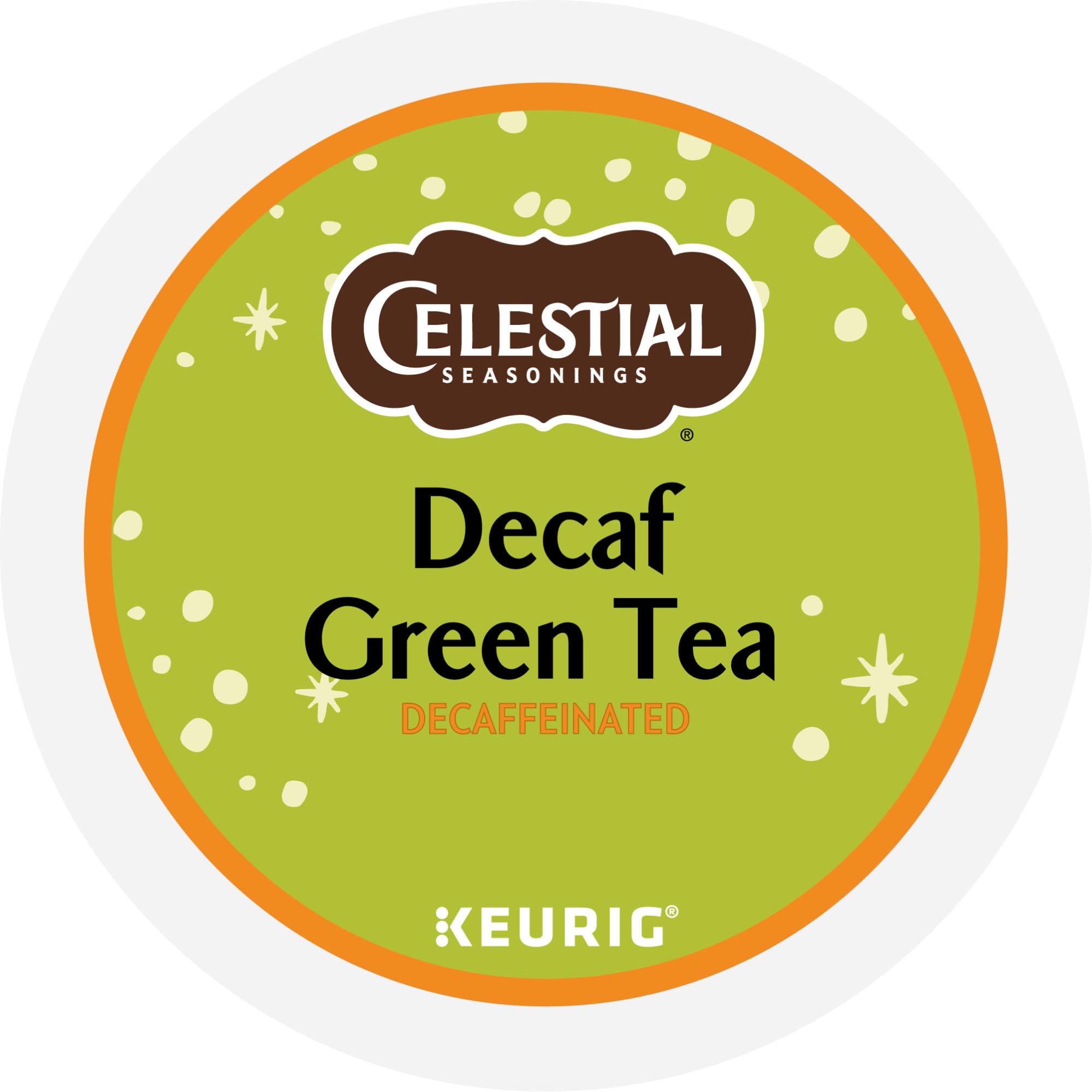 Celestial Seasonings Keurig pod ready inside a brewer