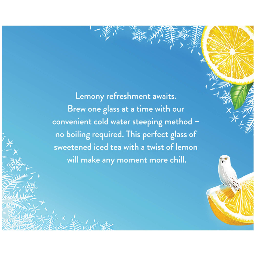 Celestial Seasonings lemon twist enhances a bright, citrus-forward iced tea.