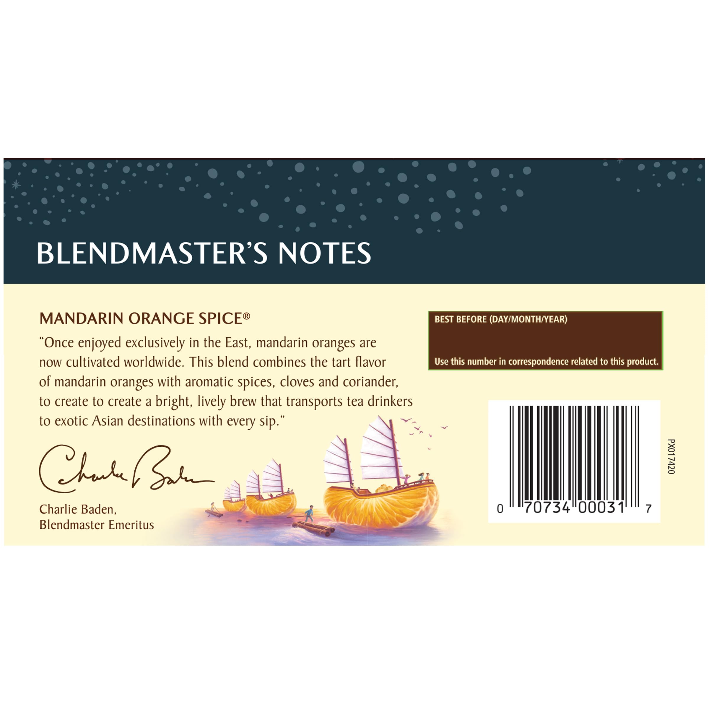 Celestial Seasonings Mandarin Orange Spice cup pouring hot water, inviting aroma and comforting warmth.