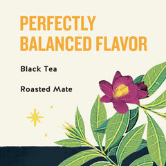 Close-up of Celestial Seasonings Morning Thunder leaves, rich flavor depth for cozy brews.