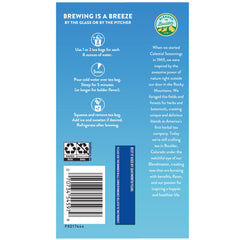 Celestial Seasonings Non-GMO Project Verified tea supports clean ingredients.
