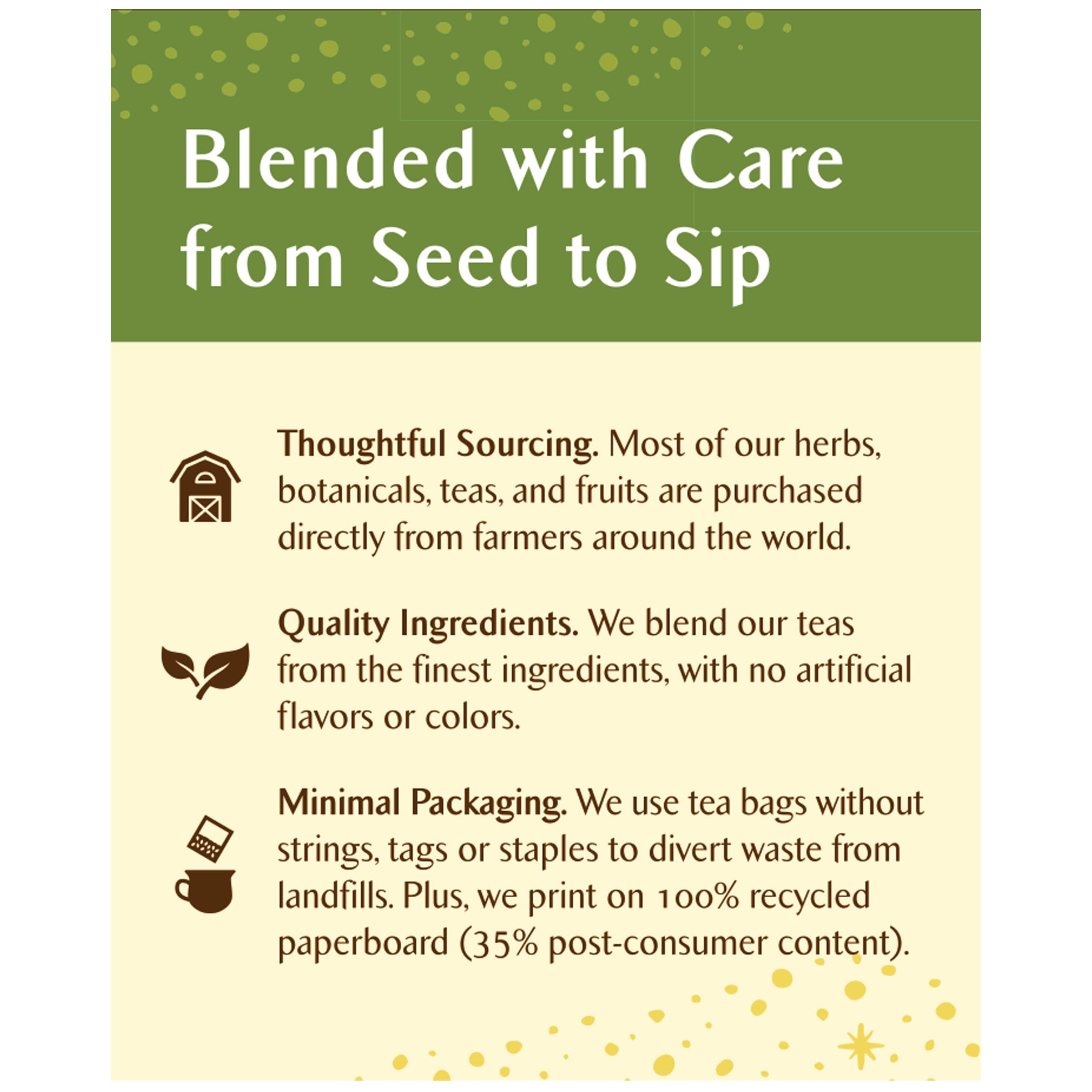 Nutcracker Sweet ingredients map showcases global origins and quality in each brew.