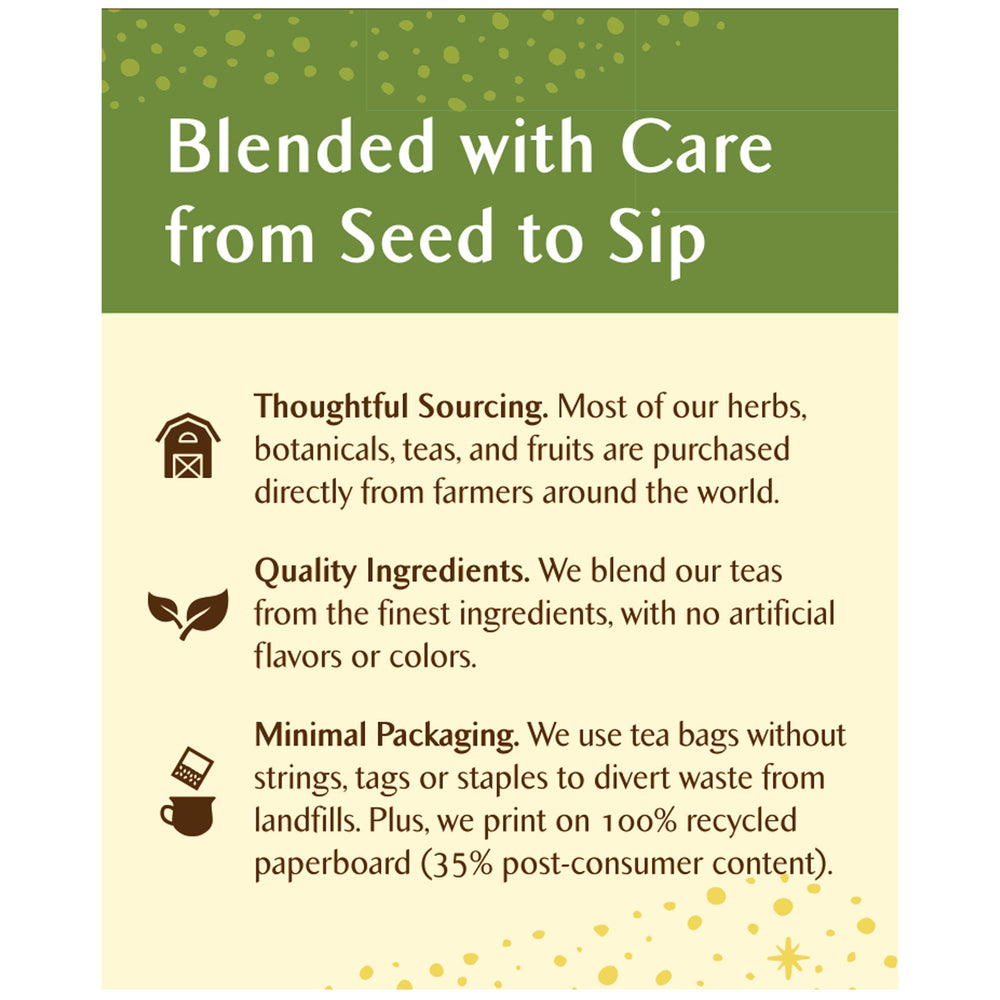 Nutcracker Sweet ingredients map showcases global origins and quality in each brew.