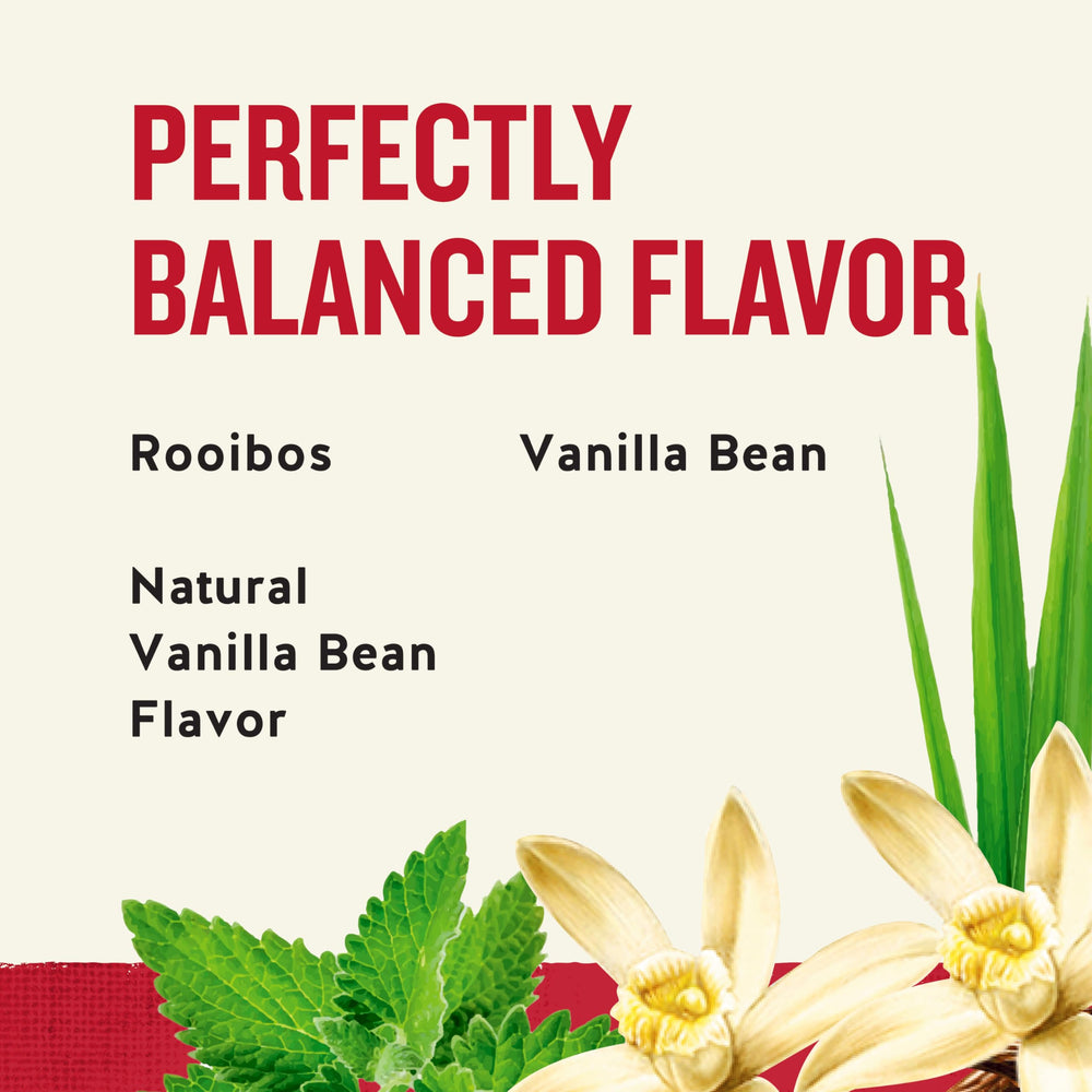 Celestial Seasonings packaging highlights sustainable design and easy, waste-conscious tea prep.