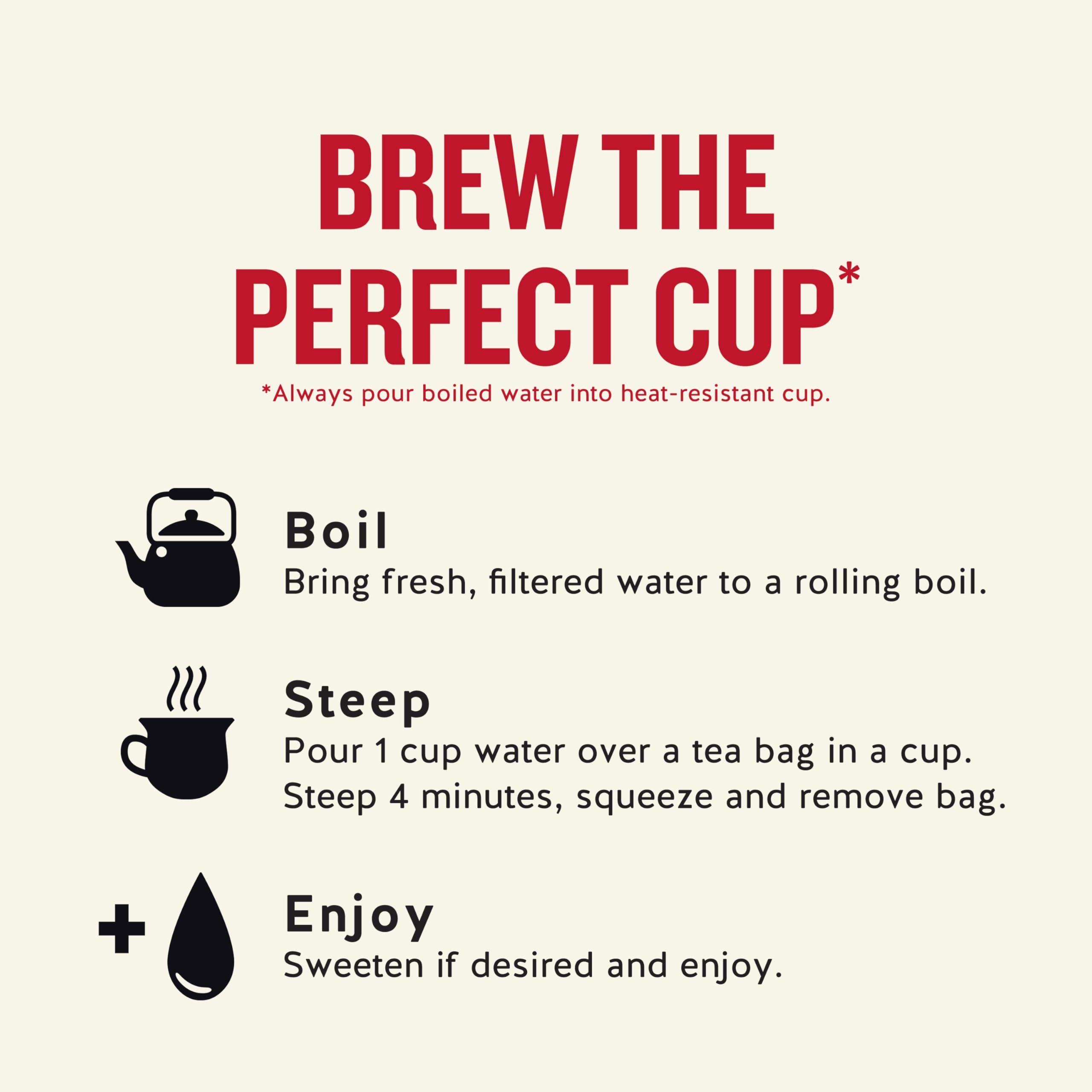 Celestial Seasonings Rooibos Madagascar Vanilla cup steams with warm vanilla notes.