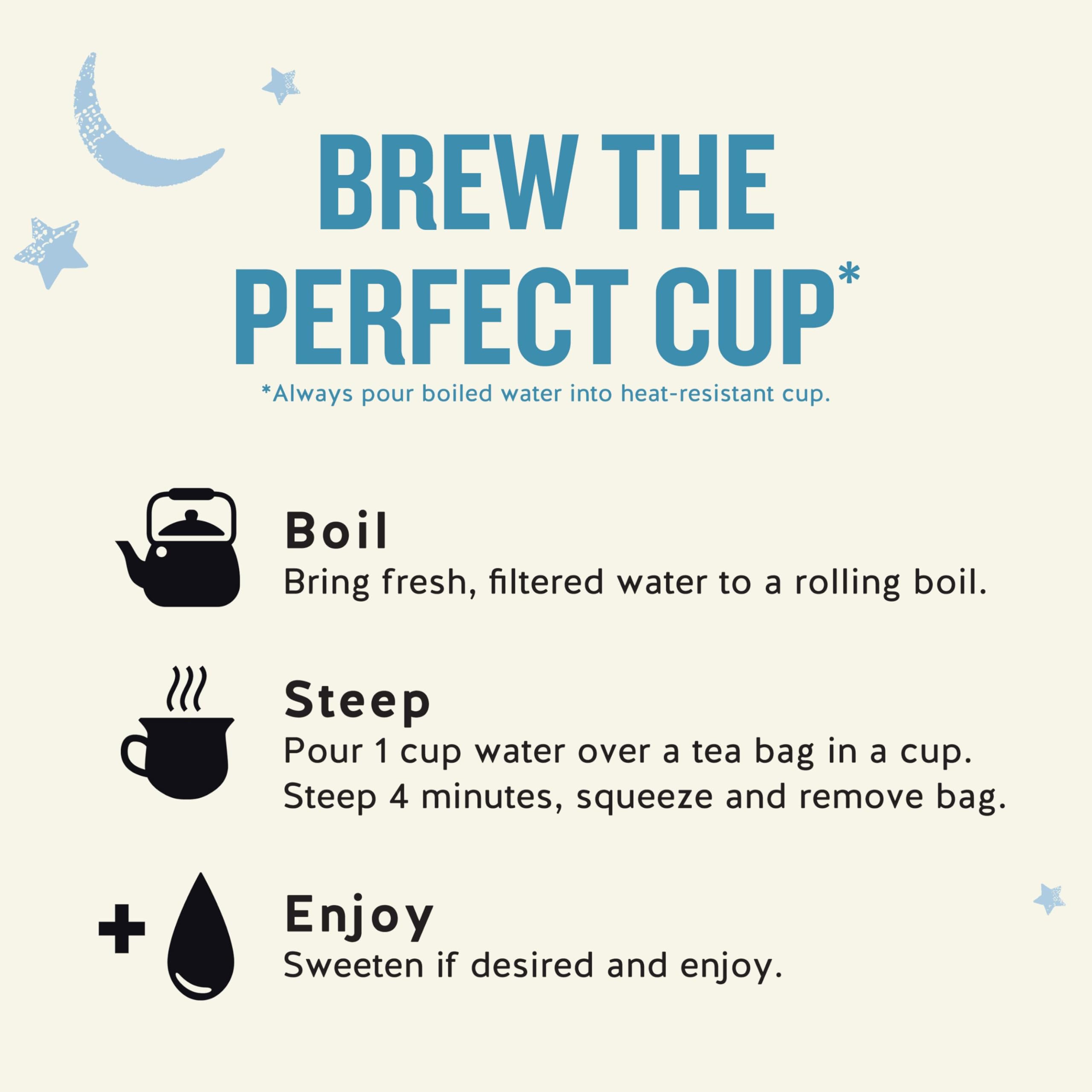 Sleepytime Extra gluten-free herbal tea option.
