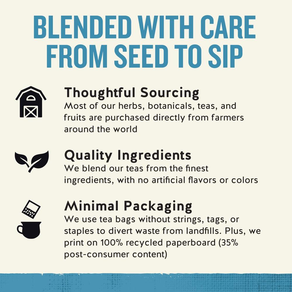 Sleepytime Extra packaging uses recycled paperboard for eco-friendly packaging.