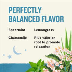 Celestial Seasonings Sleepytime Extra tea label closeup emphasizes gluten-free herbal blend