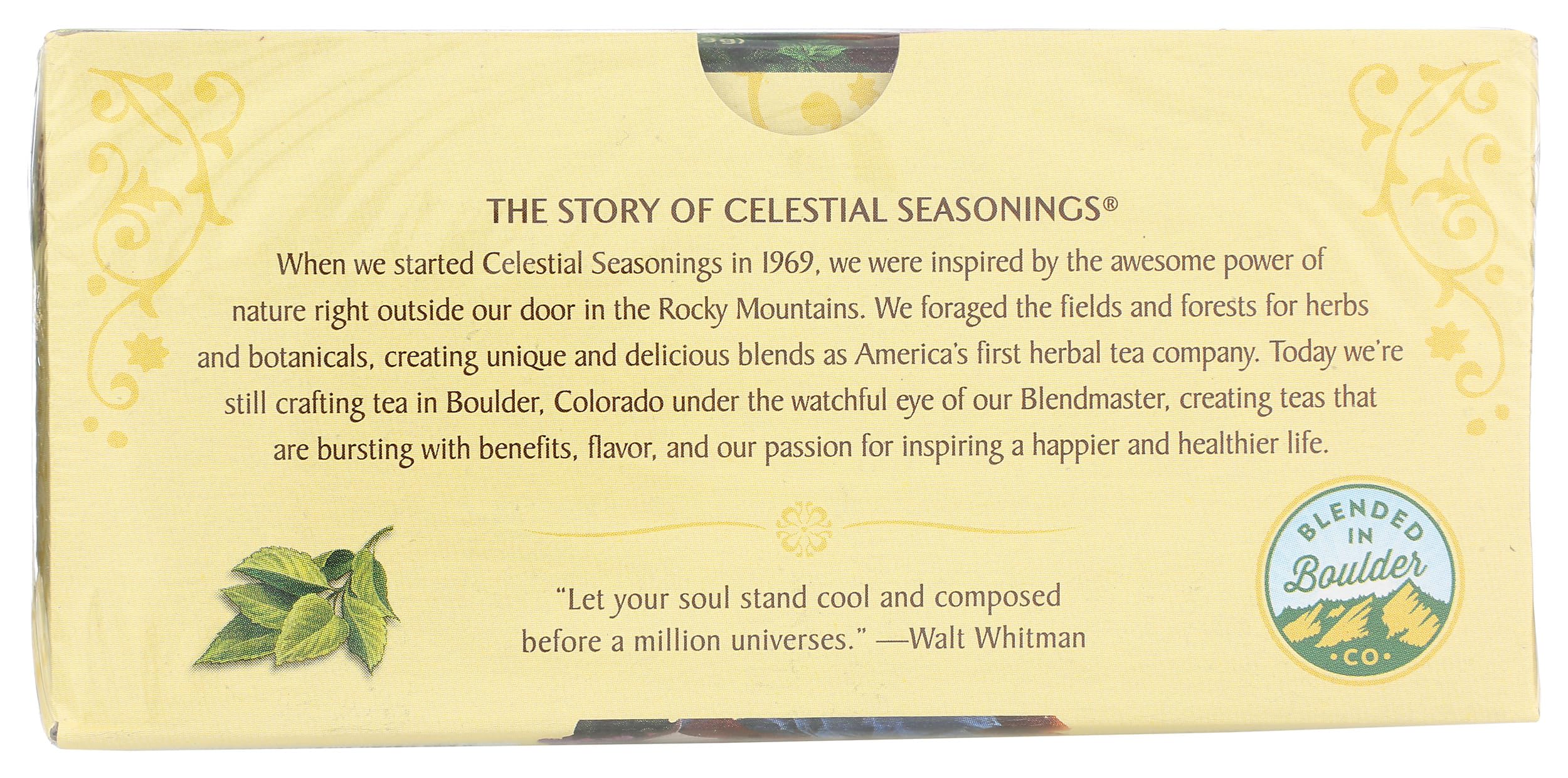 Sleepytime Mint label highlighting gluten_free allergen information.