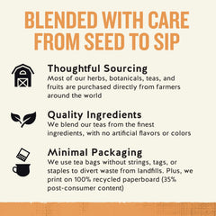 Brewing Celestial Seasonings Sleepytime Peach in a mug with steam