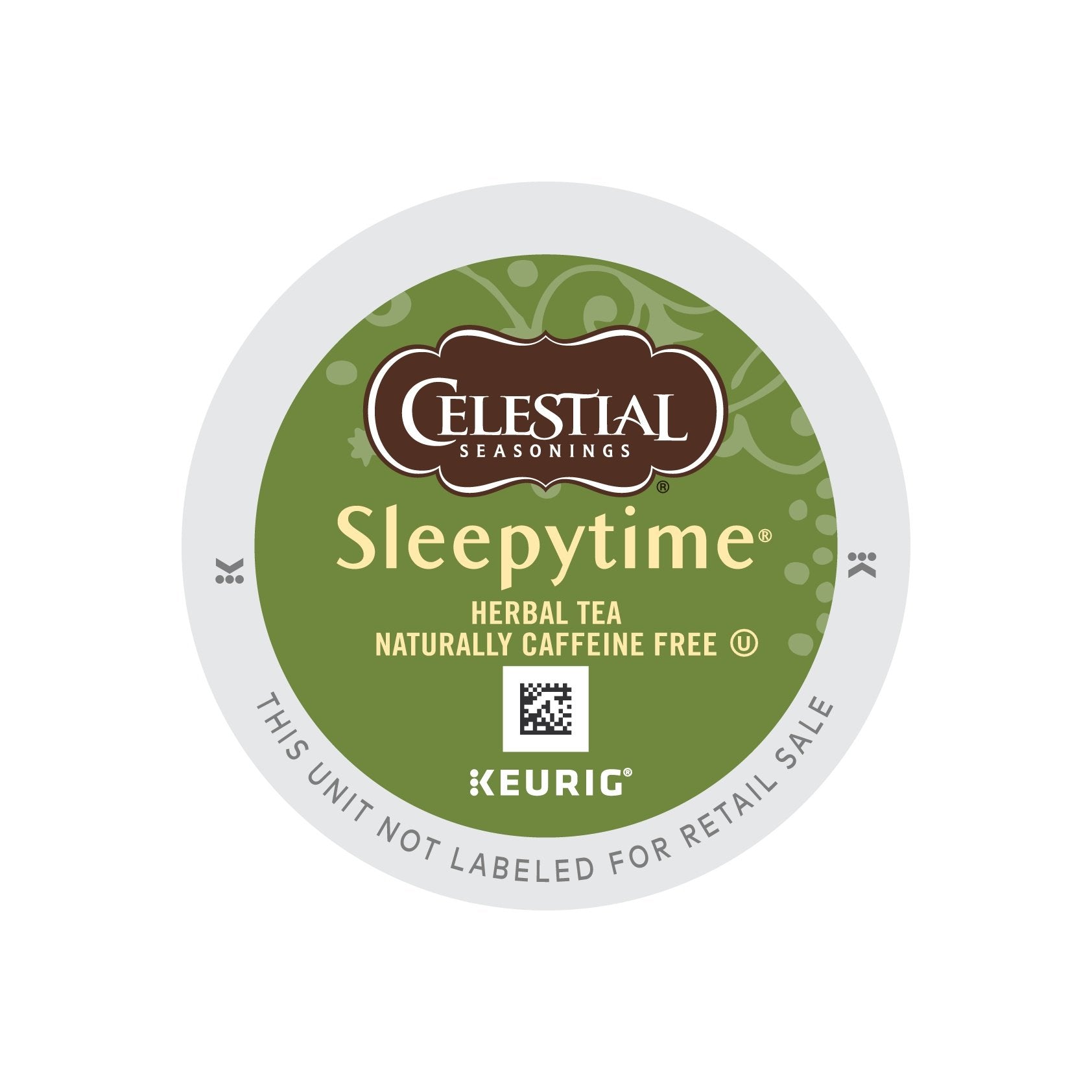 Brewing Sleepytime K-Cup into a warm mug