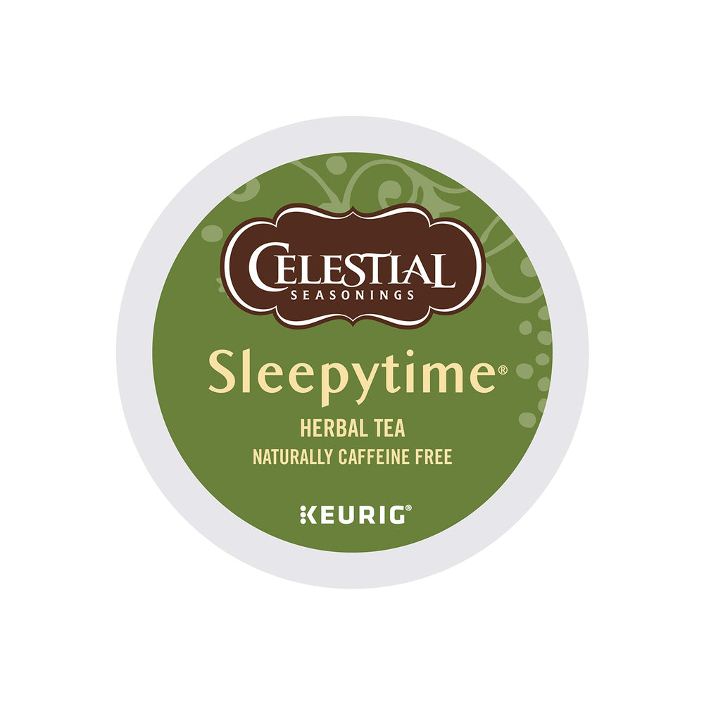 Celestial Seasonings Sleepytime K-Cup pods ready for quick, cozy tea