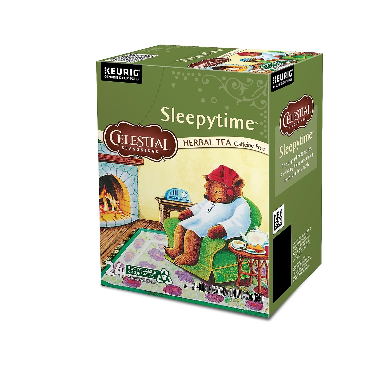 Celestial Seasonings Sleepytime K-Cups close-up for quick-brew convenience