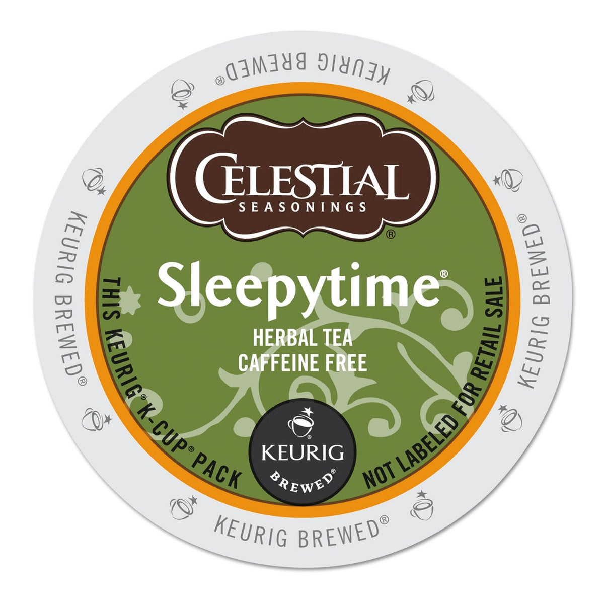 Celestial Seasonings Sleepytime K-Cup pack front for convenient relaxation